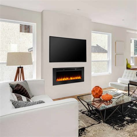 48 electric fireplace box|48 wall mount electric fireplace.